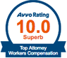 Avvo Rating 10.0 Top Attorney Workers' Compensation Avvo Rating 10.0 Top Attorney Workers' Compensation