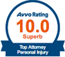 Avvo Rating 10.0 Top Attorney Personal Injury Avvo Rating 10.0 Top Attorney Personal Injury